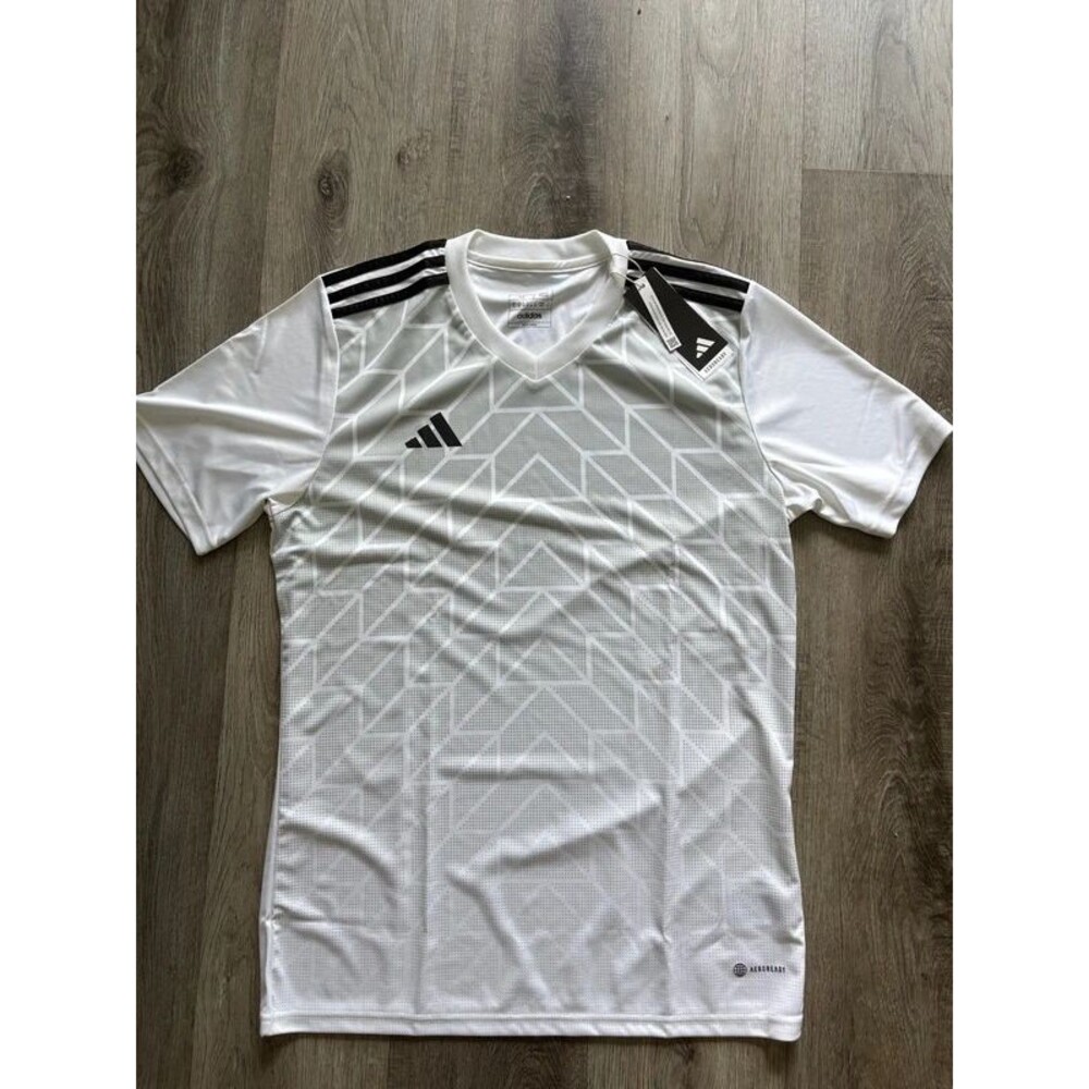 New Adidas Men’s Tiro 23 Competition Soccer Jersey White – Size M